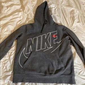 Nike hoodie women’s medium gray